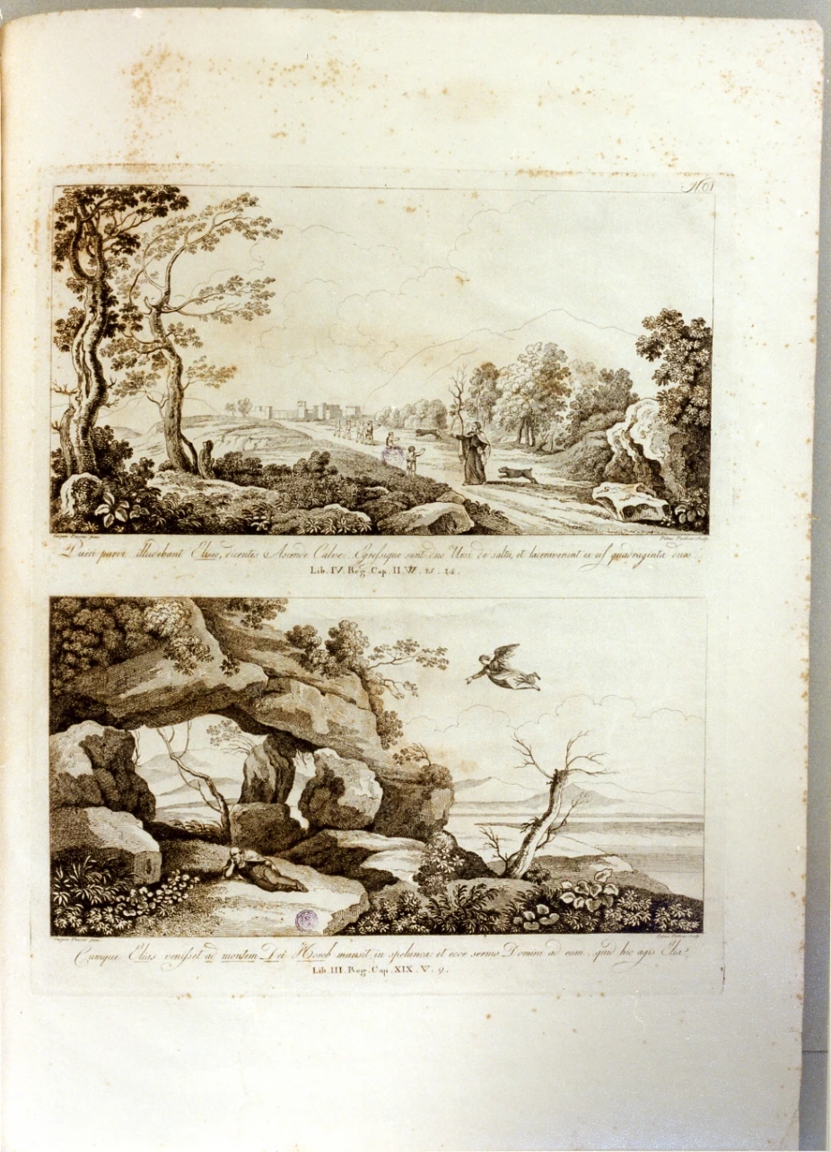 Gaspar Dughet detto Pussino - Storie di Elia, Certosa e museo di San Martino, Napoli